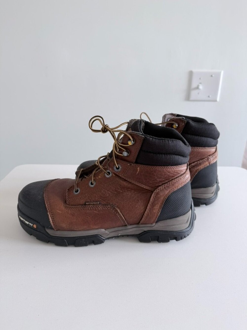 Size 9 - Carhartt Ground Force Waterproof 6" Composite Toe Work Boot M - Medium